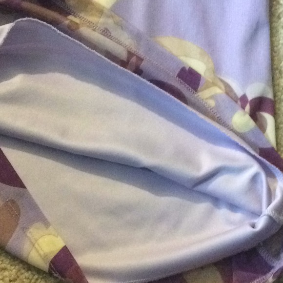 Express purple patterned skirt size XS - Picture 4 of 5